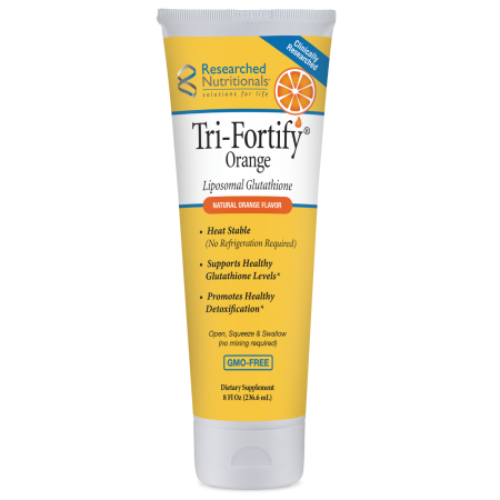 Tri-Fortify Liposomal Glutathione orange tube image