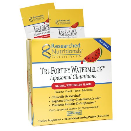 clinically researched watermelon flavored liposomal glutathione