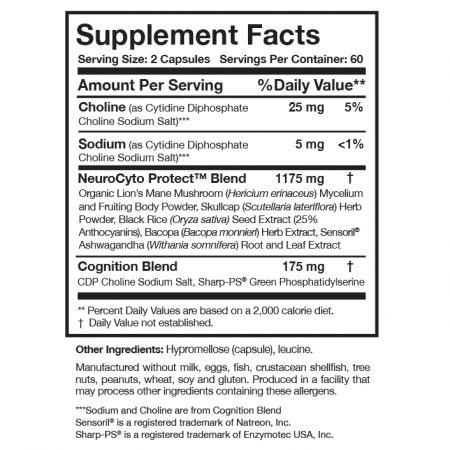 BDNF support supplement - BDNF Essentials® - Researched Nutritionals