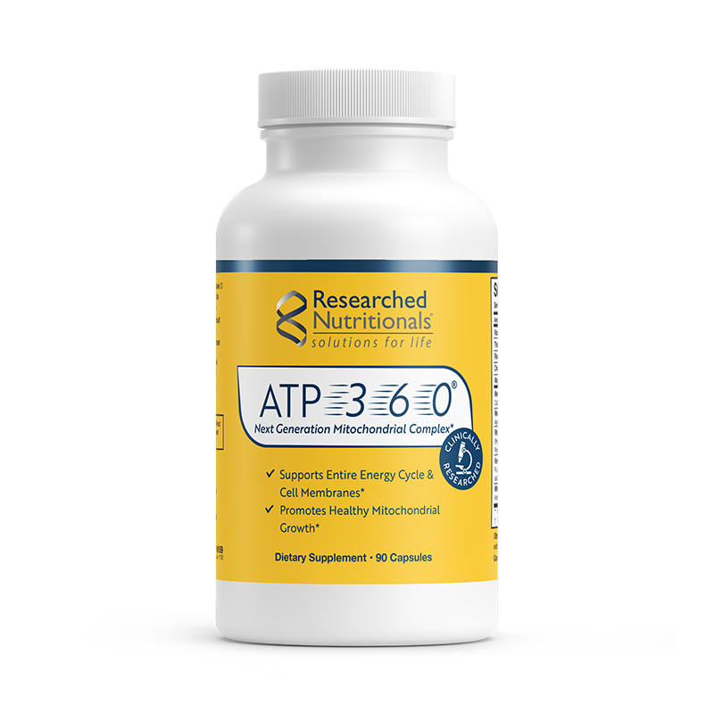 ATP 360® - Advanced Mitochondrial Support for Energy & Cellular Health. Proven to increase energy by 52% leading to better sleep and improved cognitive function.